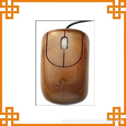 Unique Bamboo Wired Mouse with CE RoHS FCC Certificated